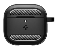 Etui na słuchawki Spigen Rugged Armor do Apple AirPods 4. generacji black